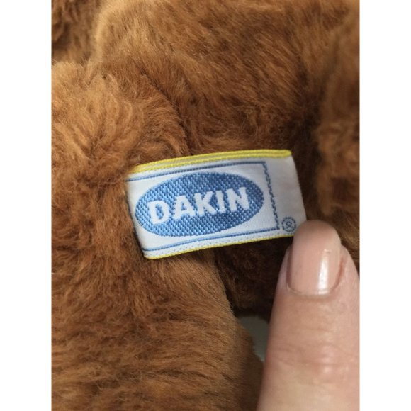 Dakin Brown 1981 Movable Korea Vintage 14" Vintage Plush Stuffed Animal Toy - Picture 3 of 6